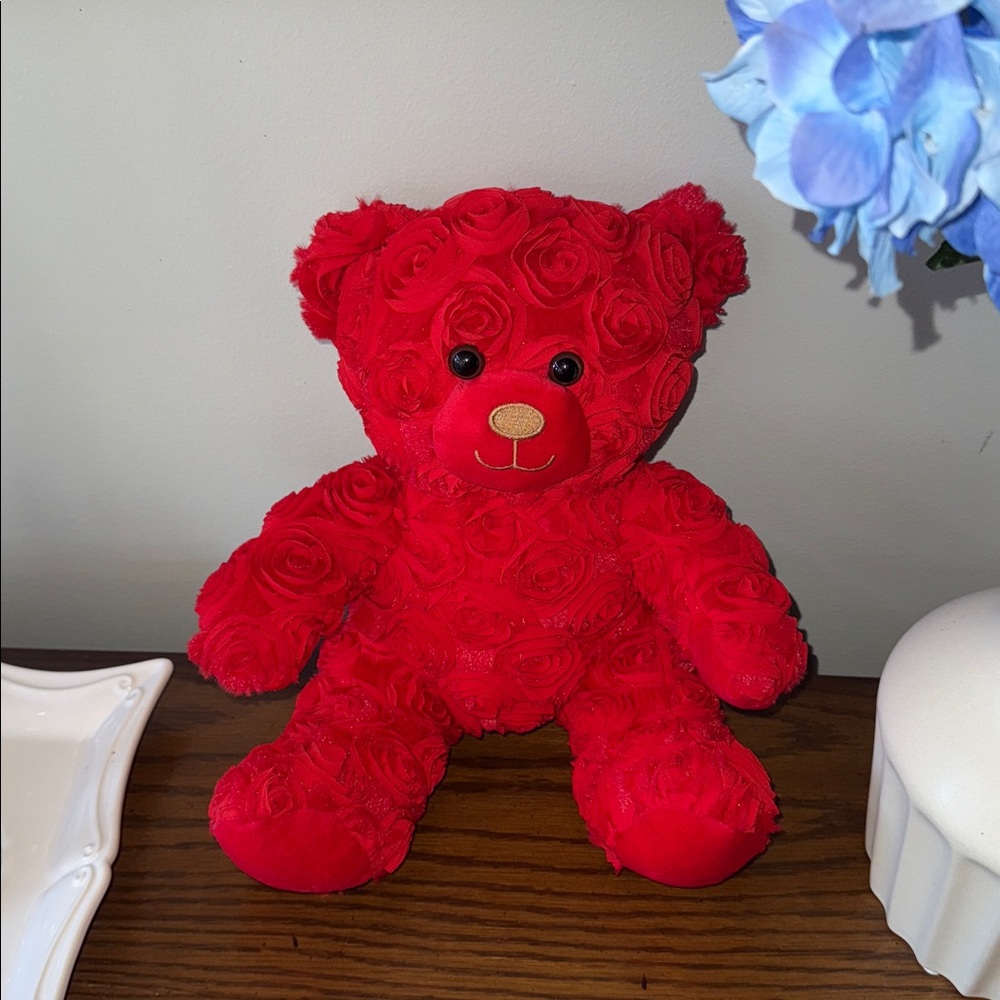 Build-A-Bear Red Roses Teddy - Picture 8 of 9
